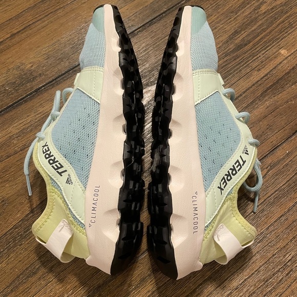 Adidas Terrex CC Voyager Sleek BC0463 Green Trail Running Shoes Sneakers Size 9 - Picture 7 of 10